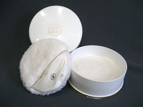 chanel makeup face powder|Chanel dusting powder with puff.